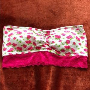 Pink rose bandeau